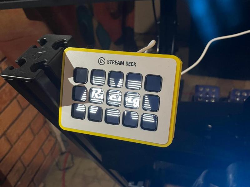 Stream Deck Mount for Sim Racing Rig