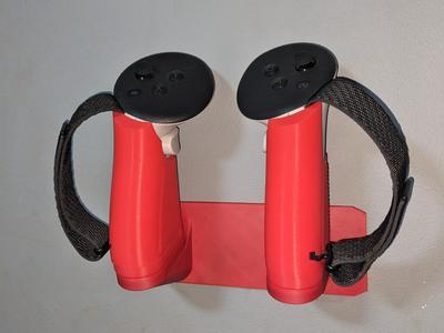 Meta Quest 3 Pistol / Gun Grips Magnetic Wall Dock