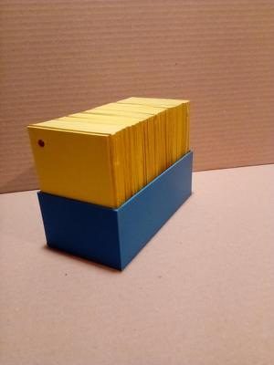 Note card box 75 x 150 mm