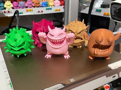 Big eyed Blob Alien Pets (Angry series )