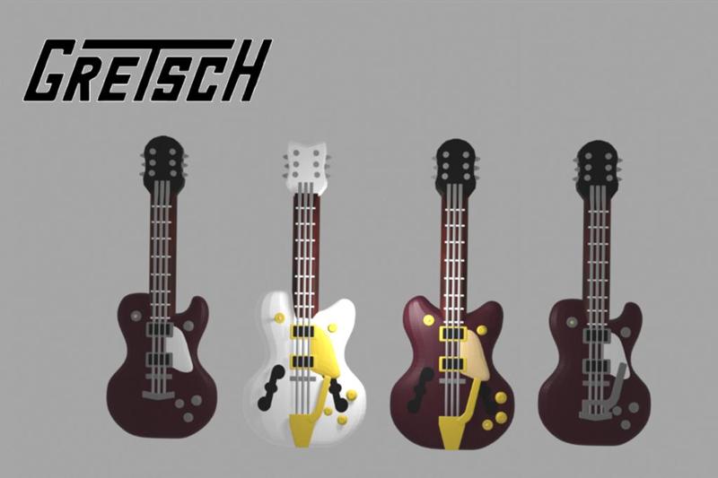 LEGO Gretsch Guitar Collection