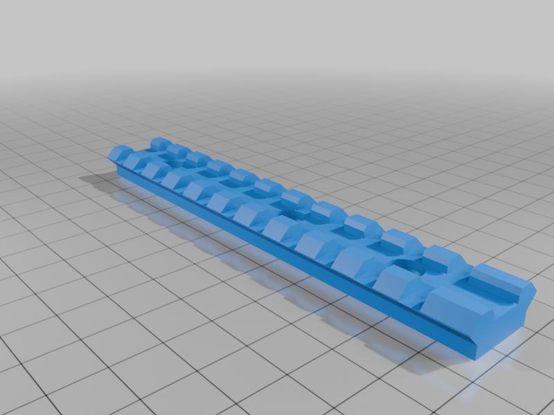 Weaver rail for BALLISTA BAT Reverse crossbow / Планка вивера для арбалета Bearhunter doom mini