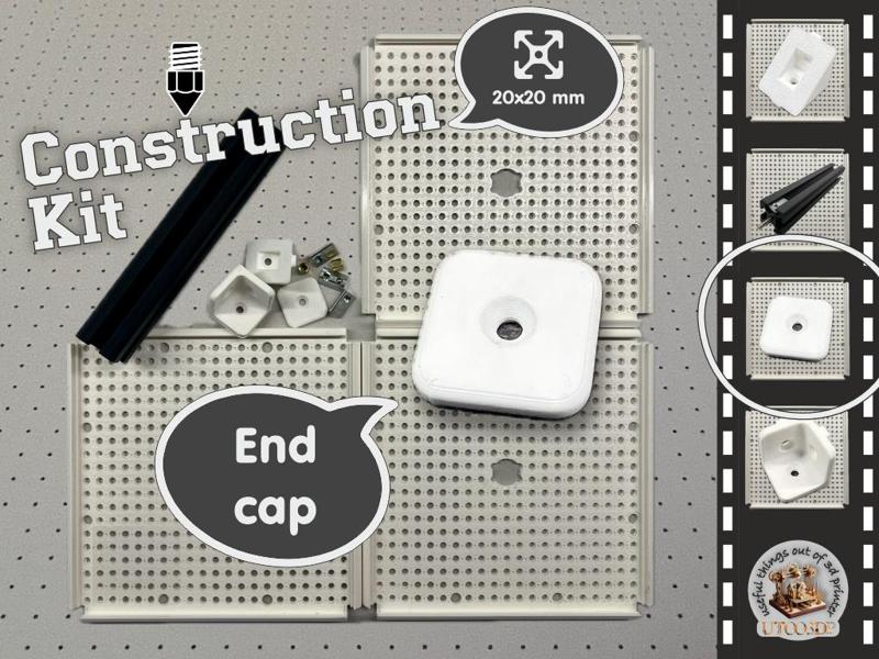 Construction Kit - End Cap for 20x20 mm Profiles