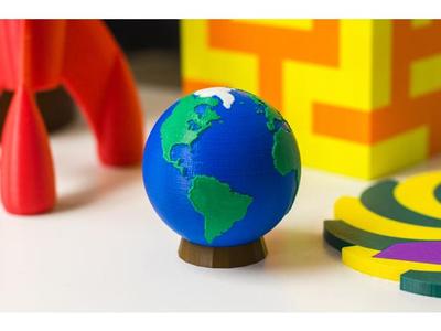 Multi-Color World with Stand
