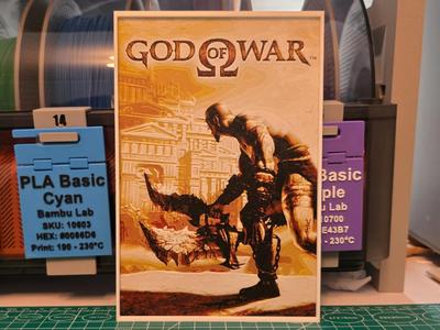 God of War (2005) Poster - Hueforge Art