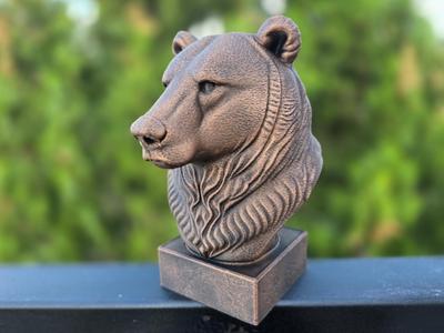GRIZZLY BEAR BUST