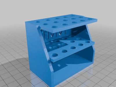 5mm NMR Tube Rack – Holds 15 Tubes