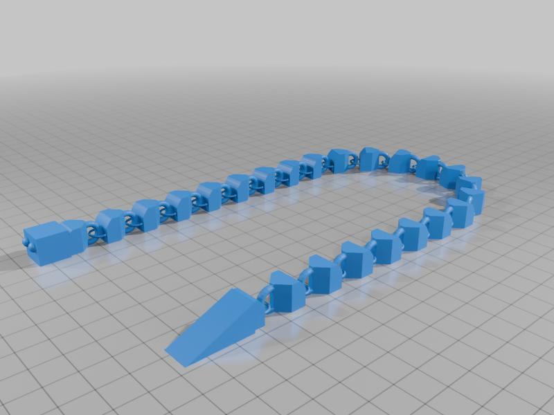 Articulated Snake V1 by NERDYDOLPHIN