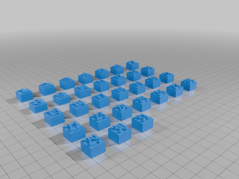 Calendar Number Magnets