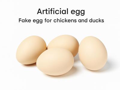 Artificial egg Fake egg for chickens and ducks