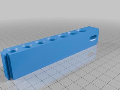 Drill bit holder for a pegboard