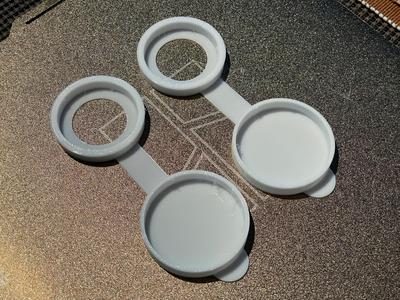Dust protection for door lock / additional lock 30/43mm