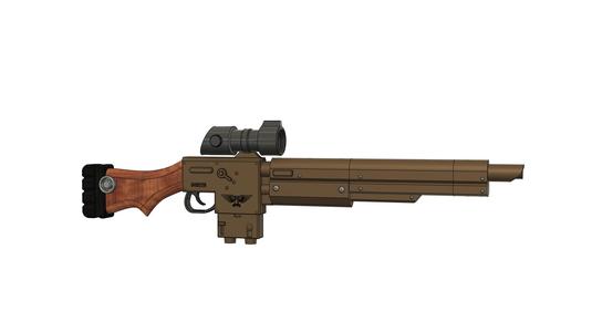 Lucius Hellgun 40k Krieg Grenadier Cosplay Prop