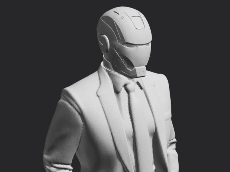 Iron Man in his suit, Marvel