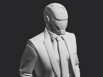 Iron Man in his suit, Marvel