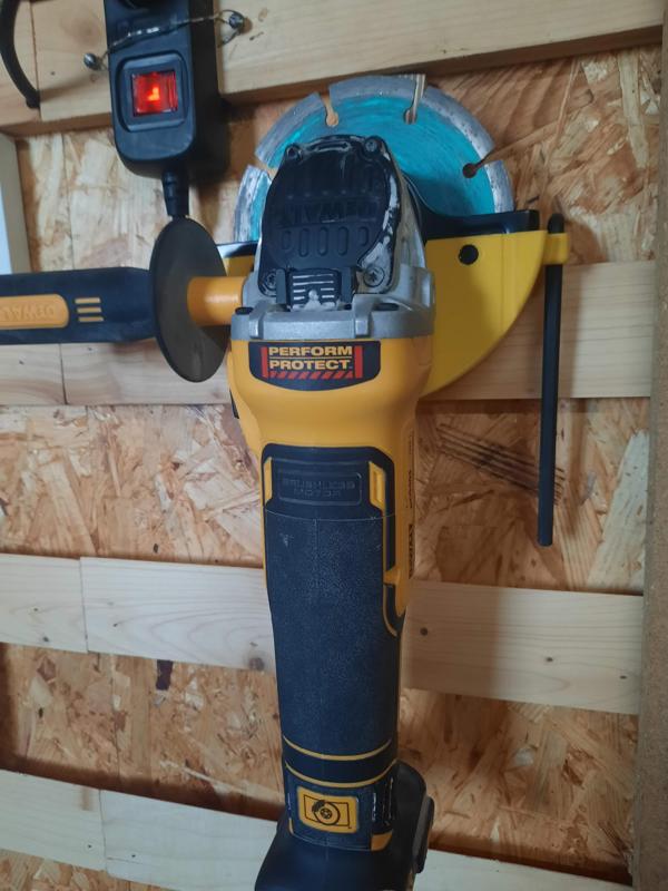 DeWalt DCG405 Angle Grinder wall mount