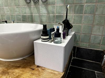 Bathroom organizer - toothbrush & shaver holder