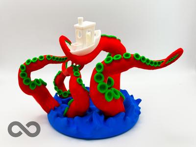 Benchy vs The Kraken 