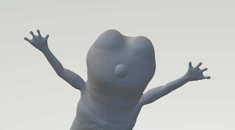A clown frog folk  [No Supports]
