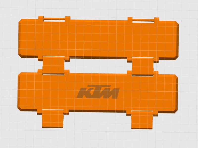 KTM Pencil Box - Print in Place - no assembly