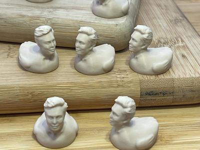 Cute Elon Musk Ducky Minis! Detailed Print!