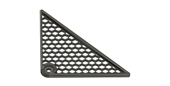 Hyte Y60 Fan Grill with recessed screw hole
