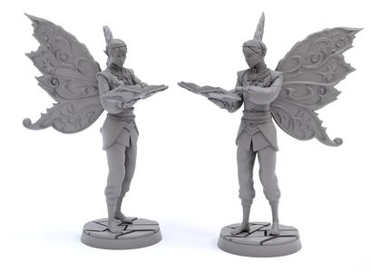 Fairy Attendant Reading Book