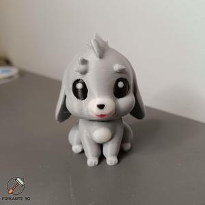 Fluffy Ram Rabbit - Loki's Adorable Multicolor Figure