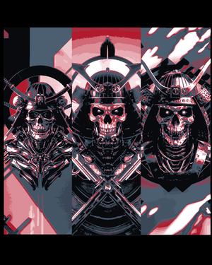 Dead Warriors Symbols - Set of 3 Bookmarks