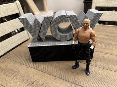 WCW Monday Nitro Stage Sign 1:12 Scale 