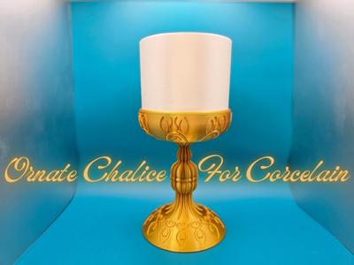 Ornate Chalice for Corcelain