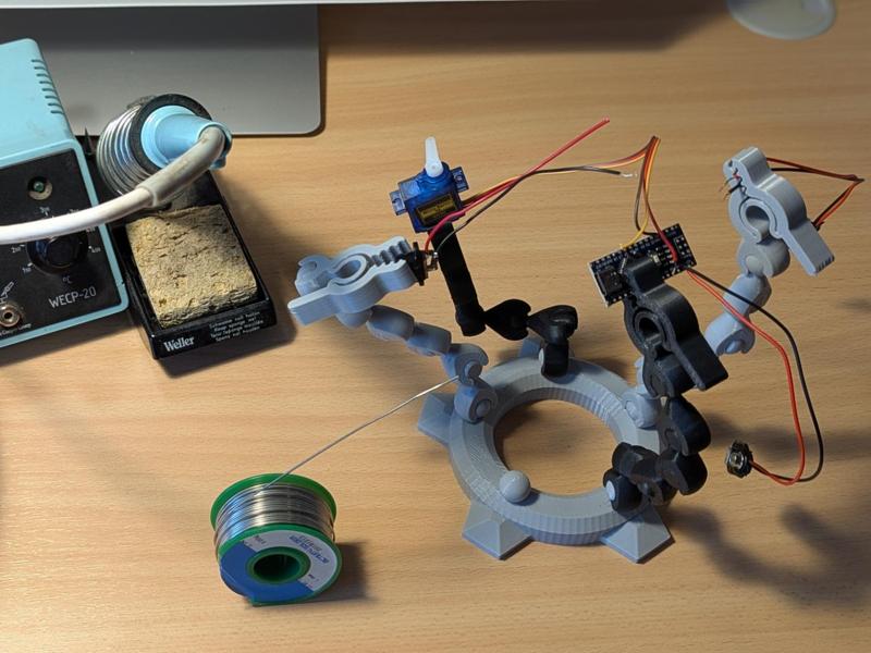 Soldering Wire Holder Flexible Arms