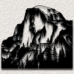 half dome wall art Yosemite wall decor nature scene mountain decoration