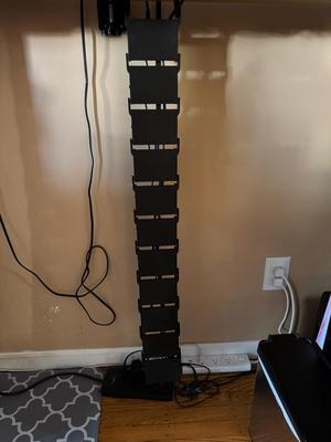 Standing Desk Cable Chain with Mounting Brackets (incl Multiboard!)