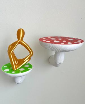 Mushroom Floating Shelf Decor /3MF 