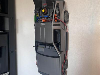 DeLorean Time Machine wall mount 