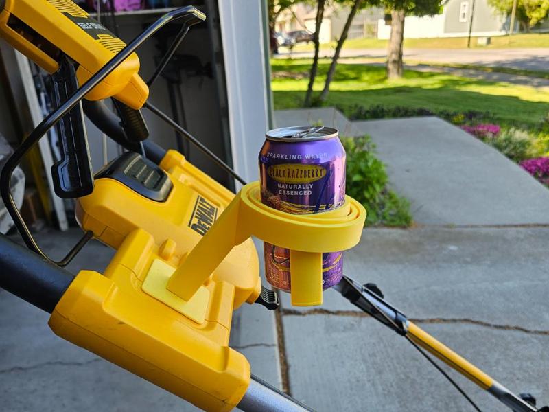 Gyro Cup Holder for DeWalt Lawn Mower 