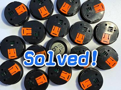 Secure Hygrometer Battery Cover