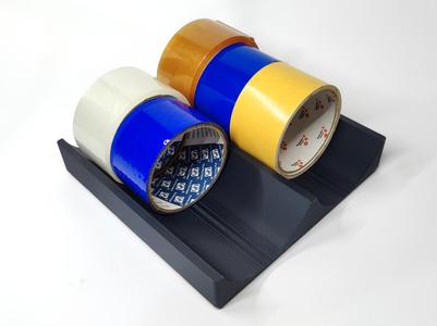 Tape holder 100mm/4" diameter Gridfinity 5x5x3u