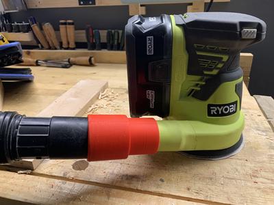 Shop Vac Adapter Ryobi Orbital Sander and  1-7/8 inch Hose