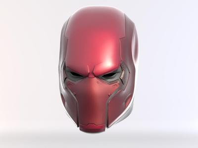 Red Hood Helmet