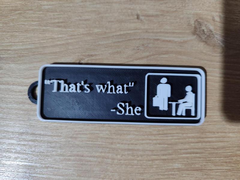 The Office Keychain