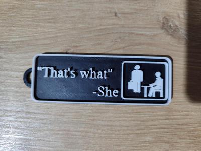 The Office Keychain