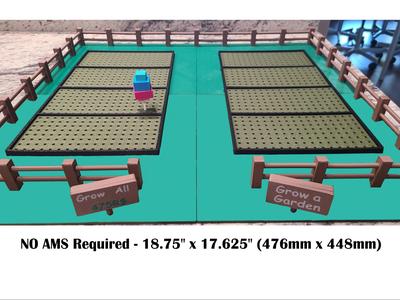 Roblox - Grow a Garden - NO AMS - 18.75" x 17.625"
