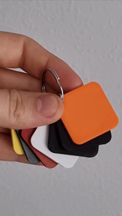 Bambu Lab Filament Swatch keychain