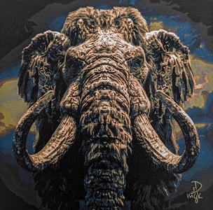 Malcolm the Mammoth - Hueforge Print