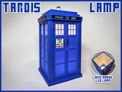 Tardis LED Lamp (Multi-Colour Print)