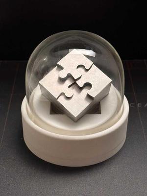 Wire EDM Puzzle Cube Stand