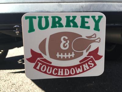 Trailer Hitch -Thanksgiving Touchdown