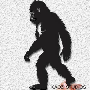 bigfoot kid wall art sasquatch child wall decor yeti teen decoration